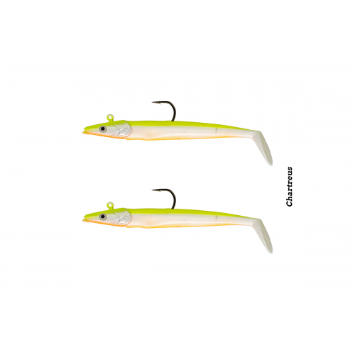 Fujin Zand Eel 11Cm 7Gr-14Gr Double Body+Head Silikon Balik Chartreus Fujin Zand Eel 11Cm 7Gr-14Gr Double Body+Head Silikon Balik Chartreus