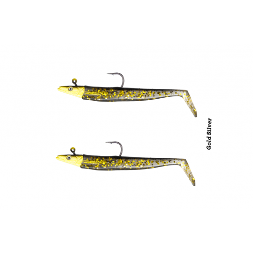 Fujin Zand Eel 11Cm 7Gr-14Gr Double Body+Head Silikon Balik Gold Silver Fujin Zand Eel 11Cm 7Gr-14Gr Double Body+Head Silikon Balik Gold Silver