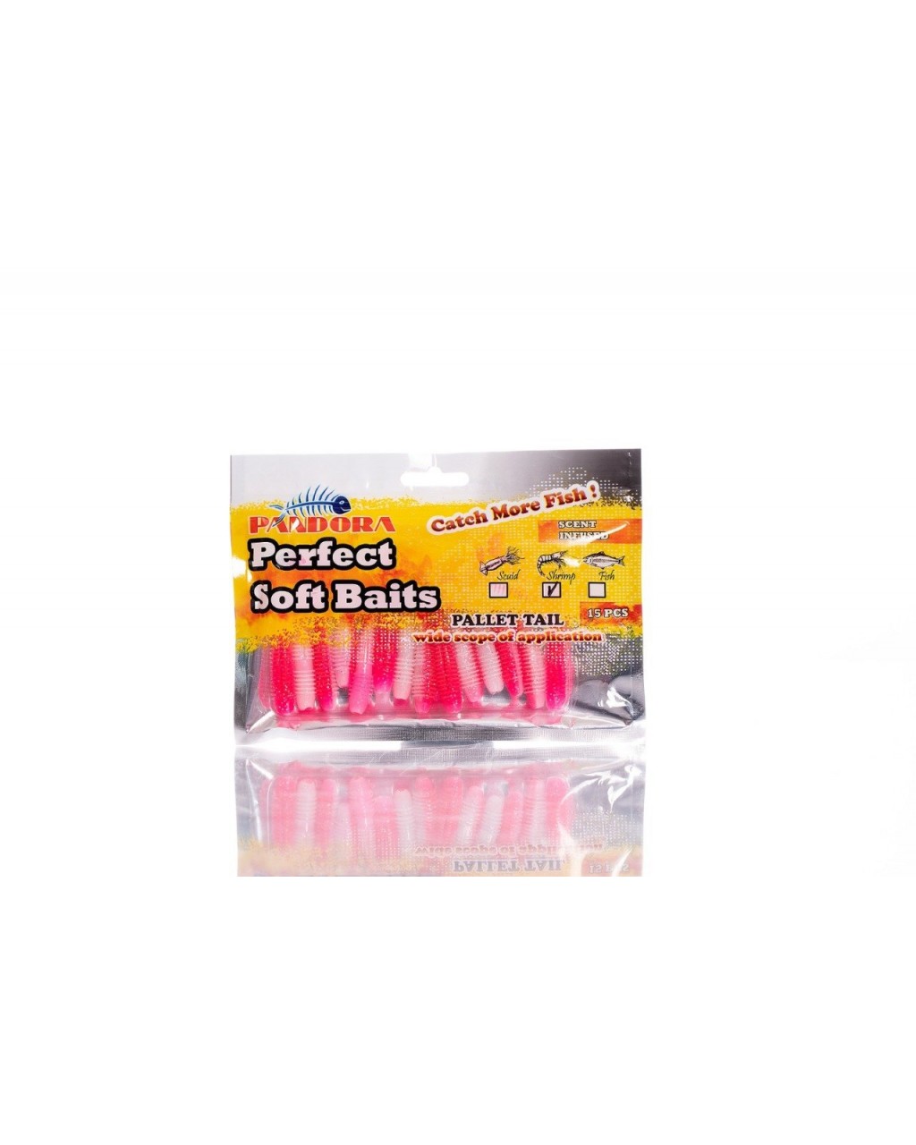 Pandora Perfect Soft Baits Pallet Tail 7 Cm (15'Li Paket) PINKY 