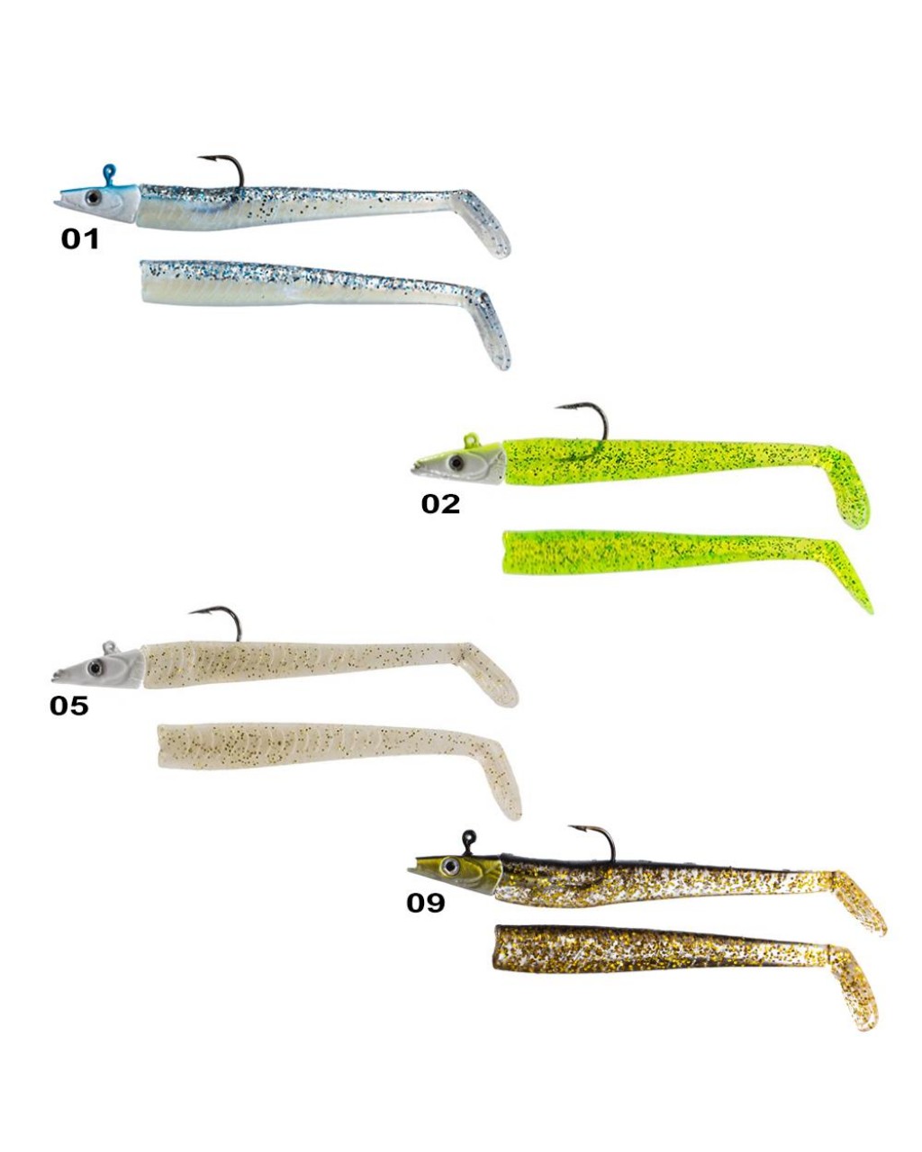 Remixon Snake Shad 11Cm 10Gr (2+2 Adet) 01#