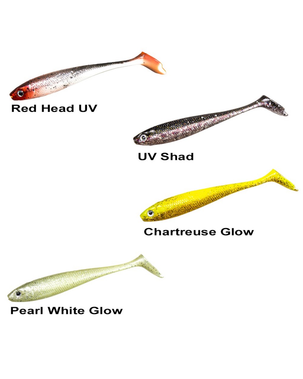 Ryuji Panic Shad 9Cm 5.5Gr Silikon Yem PEARL WHİTE GLOW