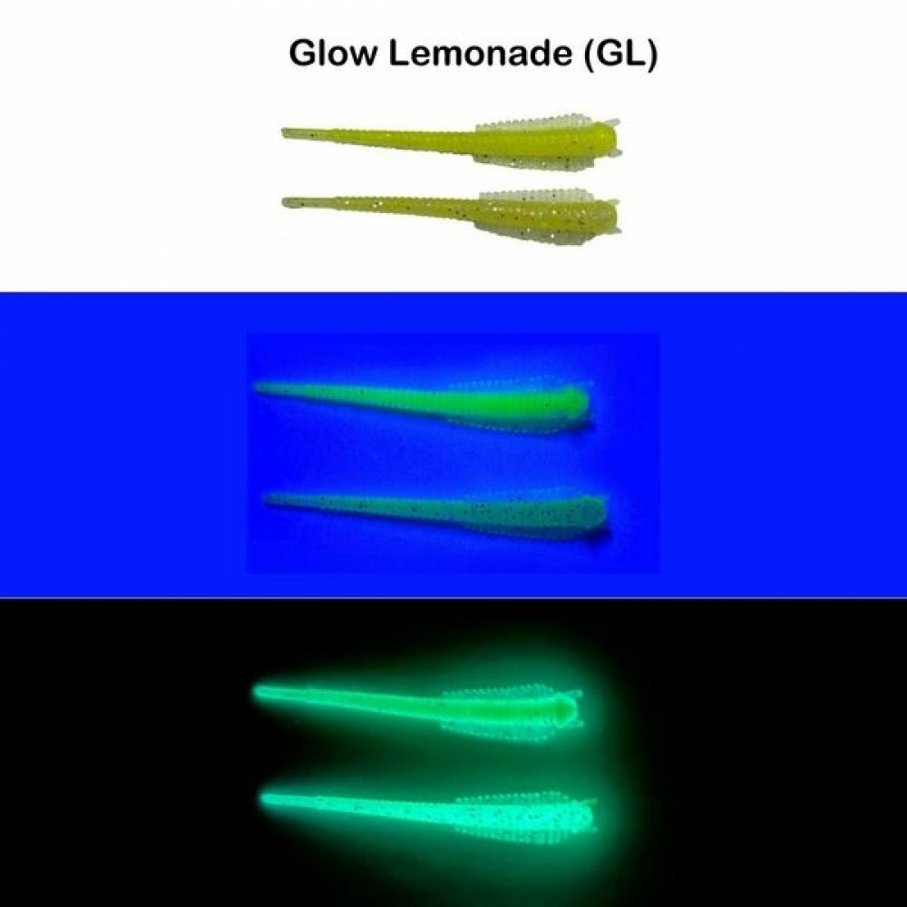 SPIINX SANDWORM SILIKON 6CM 18P GLOW LEMONADE