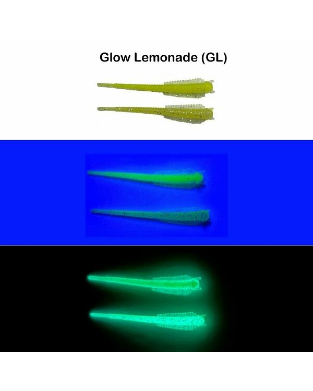 SPIINX SANDWORM SILIKON 6CM 18P GLOW LEMONADE