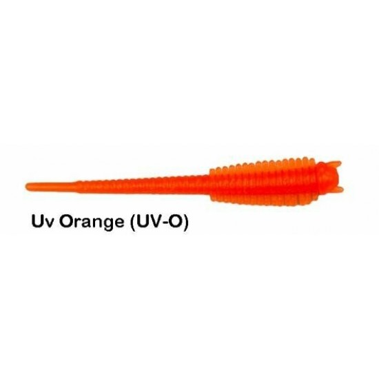 SPIINX SANDWORM SILIKON 6CM 18P UV ORANGE SPIINX SANDWORM SILIKON 6CM 18P UV ORANGE