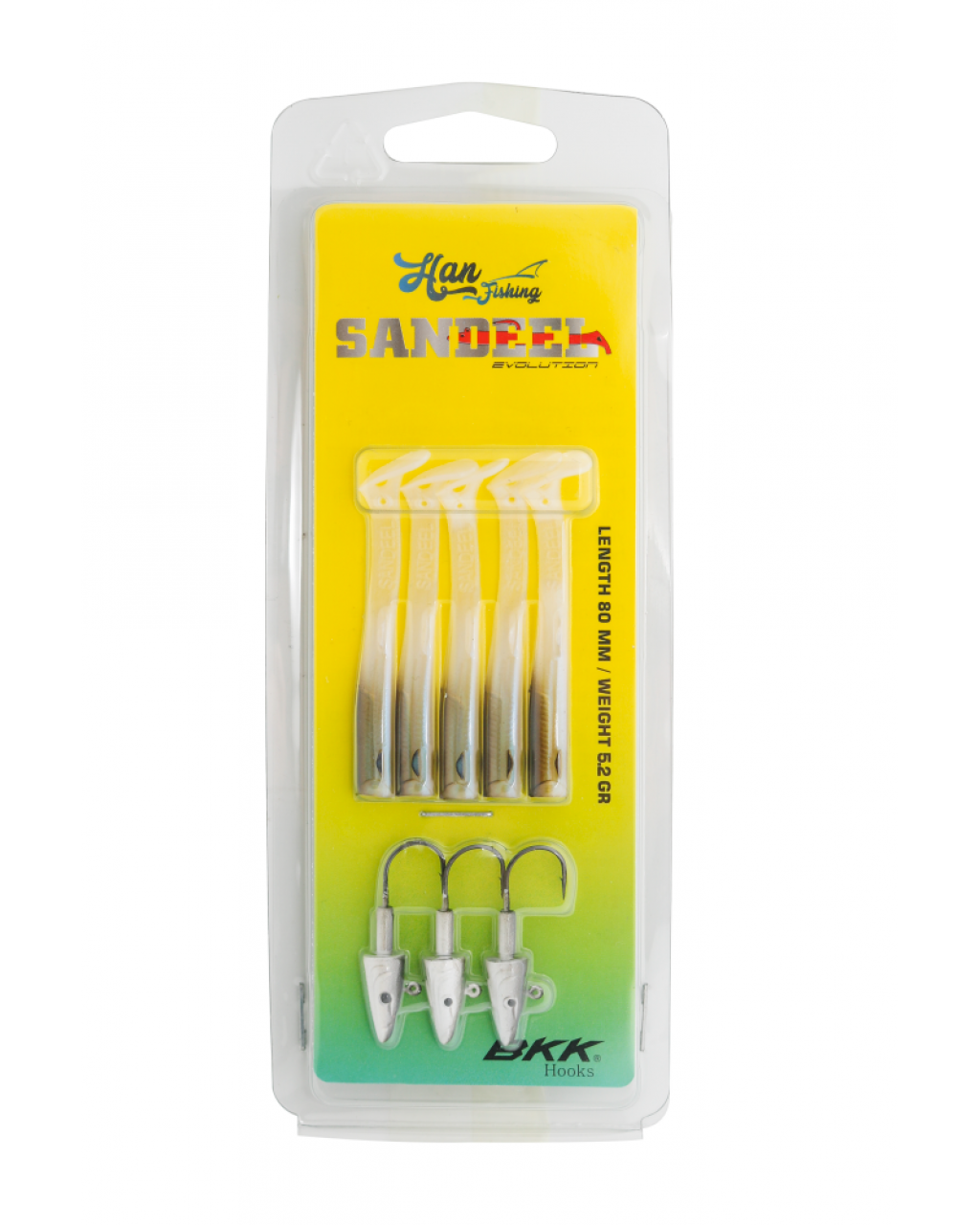 Sandeel Silikon 80 Mm SL-808 Silver Bait