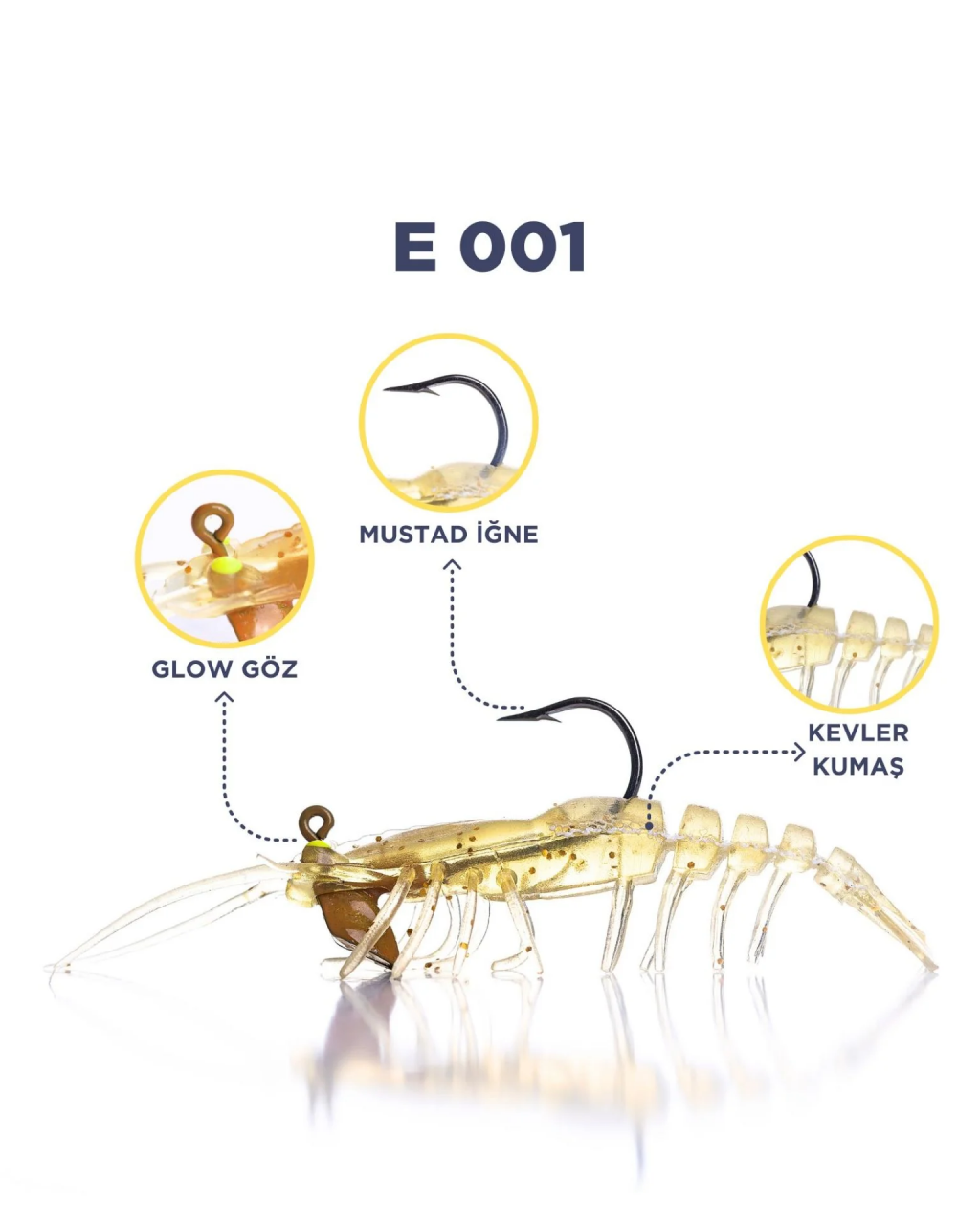 CARETTA SAKURA SHRIMP 6,5G 76Mm E 001