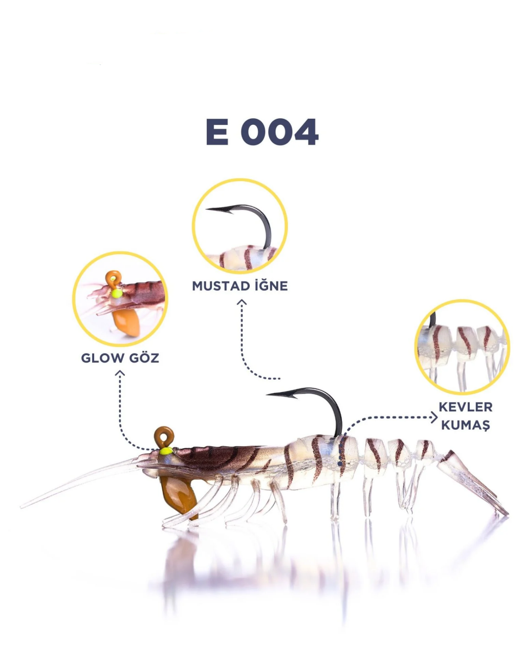 CARETTA SAKURA SHRIMP 6,5G 76Mm E 004