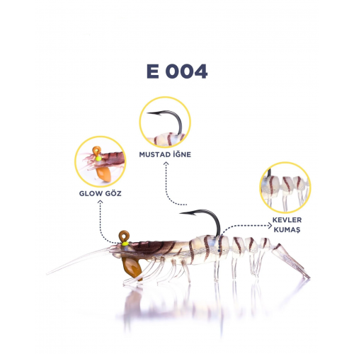 CARETTA SAKURA SHRIMP 6,5G 76Mm E 004 CARETTA SAKURA SHRIMP 6,5G 76Mm E 004