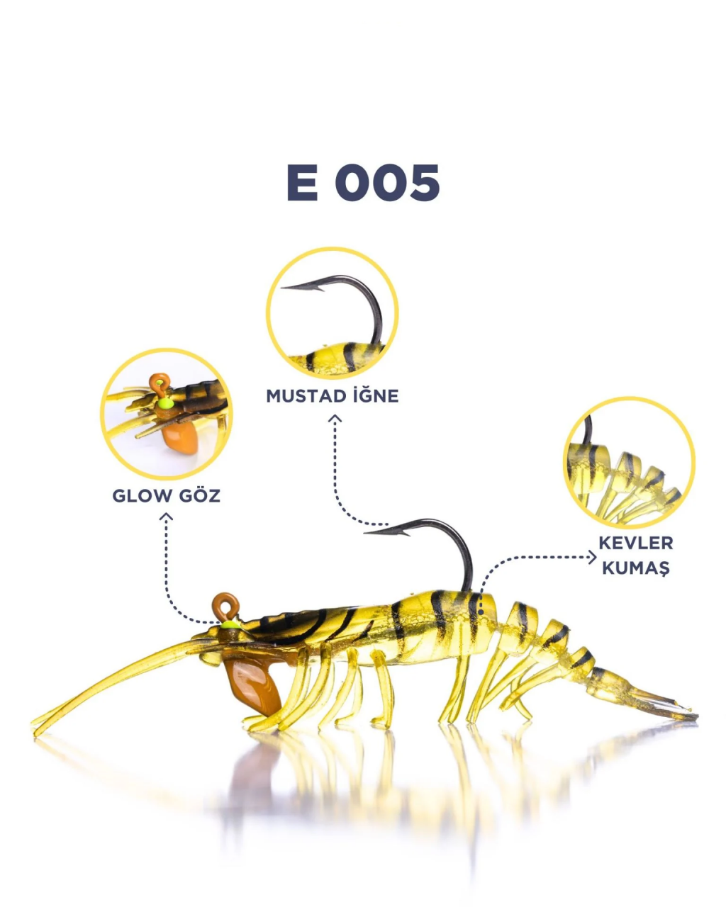 CARETTA SAKURA SHRIMP 6,5G 76Mm E 005