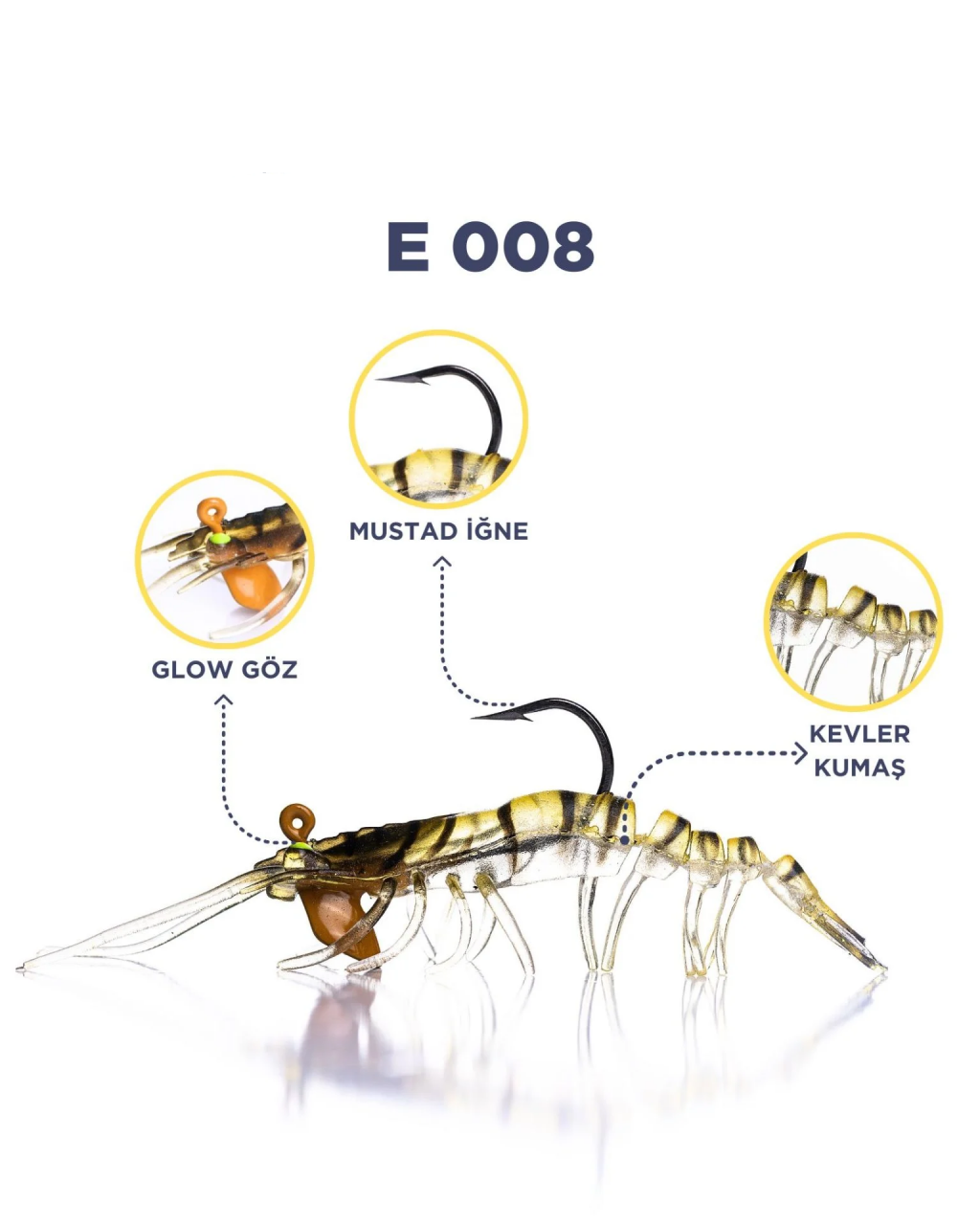 CARETTA SAKURA SHRIMP 6,5G 76Mm E 008