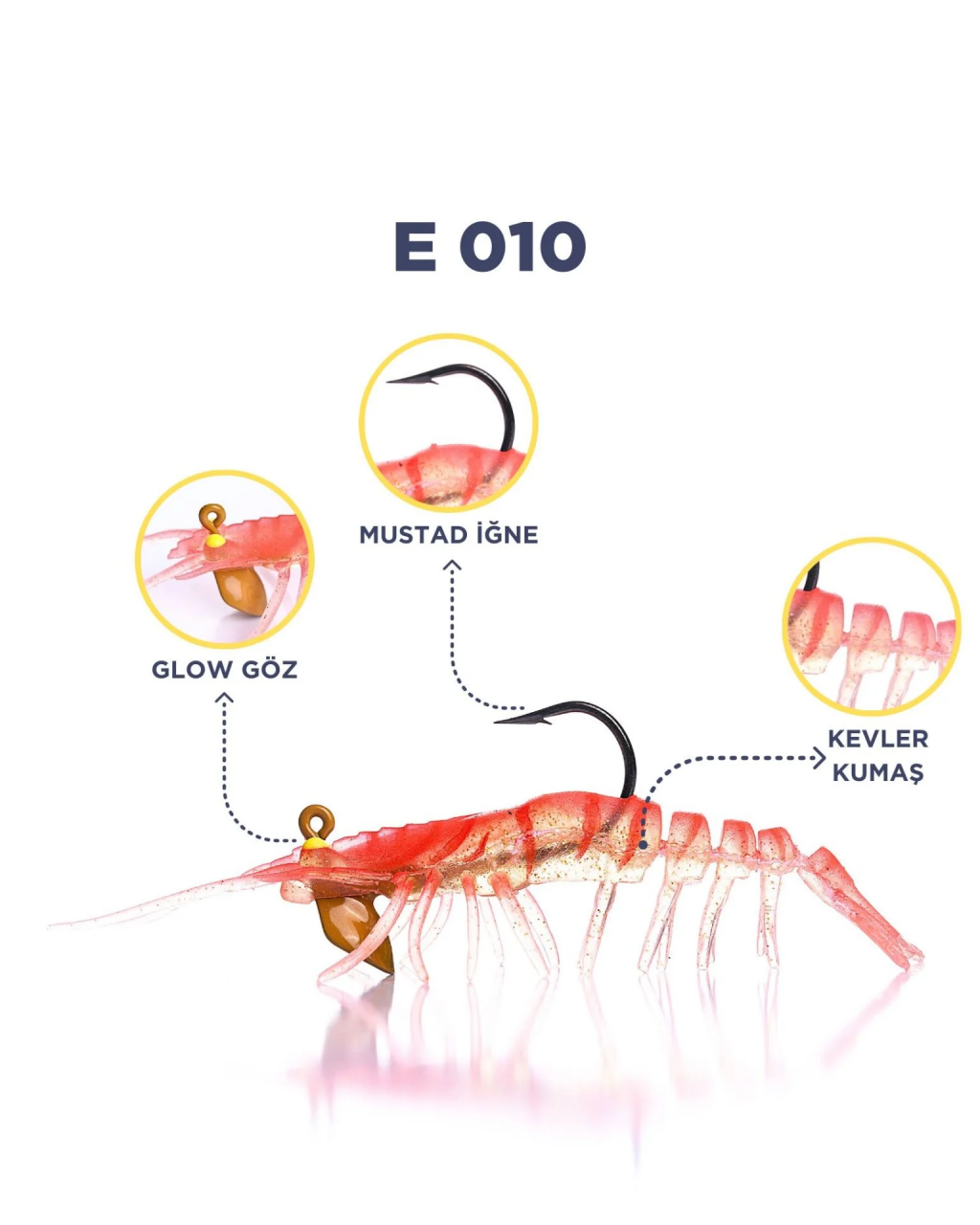 CARETTA SAKURA SHRIMP 6,5G 76Mm E 010
