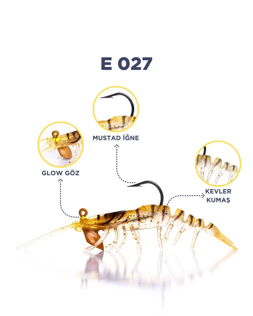 CARETTA SAKURA SHRIMP 6,5G 76Mm E 027