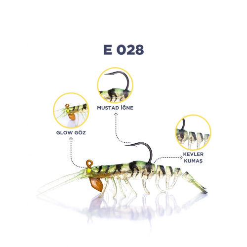 CARETTA SAKURA SHRIMP 6,5G 76Mm E 028 CARETTA SAKURA SHRIMP 6,5G 76Mm E 028