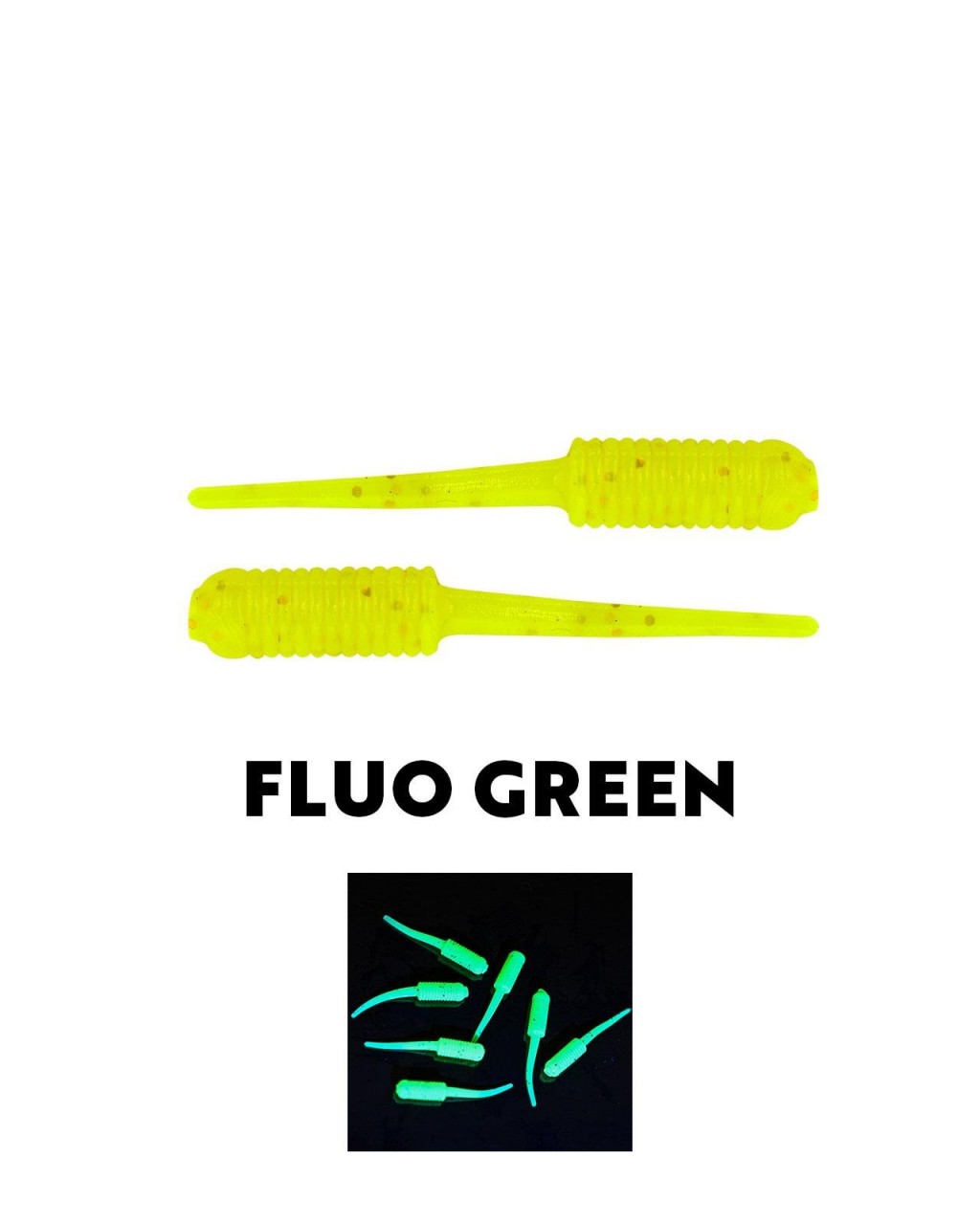 Fujin Baby FRY 2Cm LRF Silikonu Fluo Green Fujin Baby FRY 2Cm LRF Silikonu Fluo Green