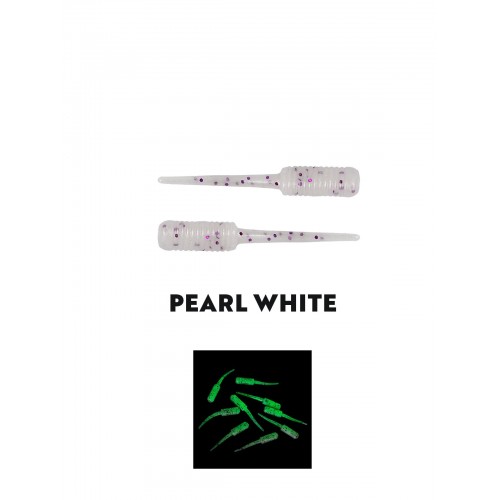 Fujin Baby FRY 2Cm LRF Silikonu Pearl White Glow	 Fujin Baby FRY 2Cm LRF Silikonu Pearl White Glow