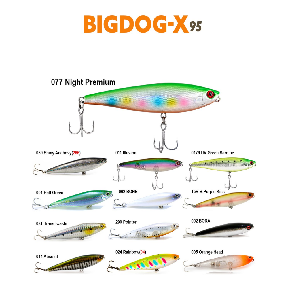 Fujin Big Dog-X Bdx-95Sw #179 UV Green Sardine	