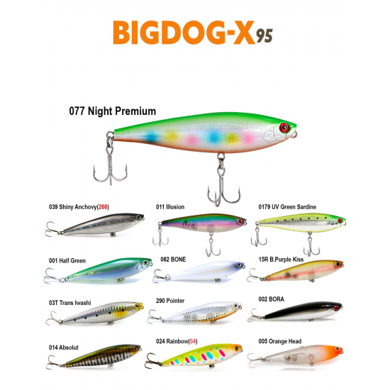 Fujin Big Dog-X Bdx-95Sw #039 Shiny Anchovy