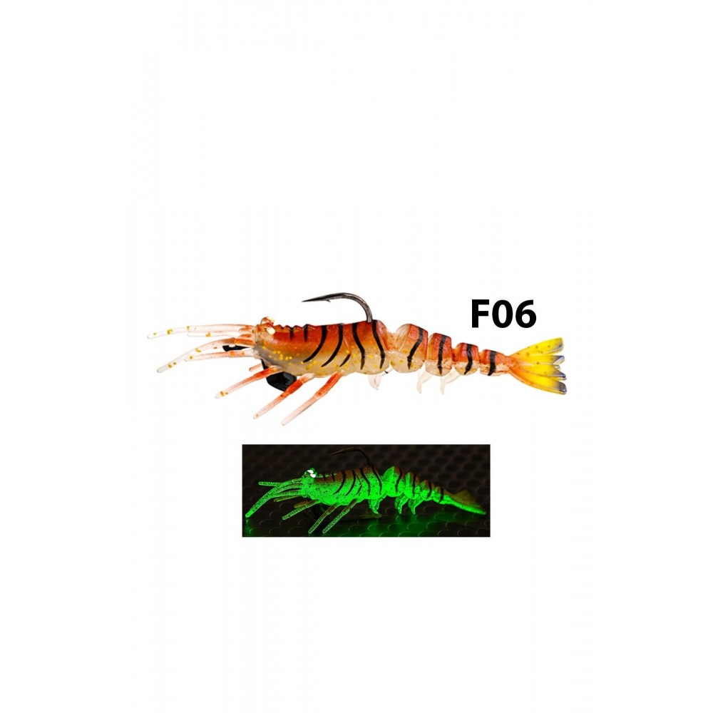 Fujin Shrimper 75Mm 4Gr #F06 Angry Shrimp Fujin Shrimper 75Mm 4Gr #F06 Angry Shrimp