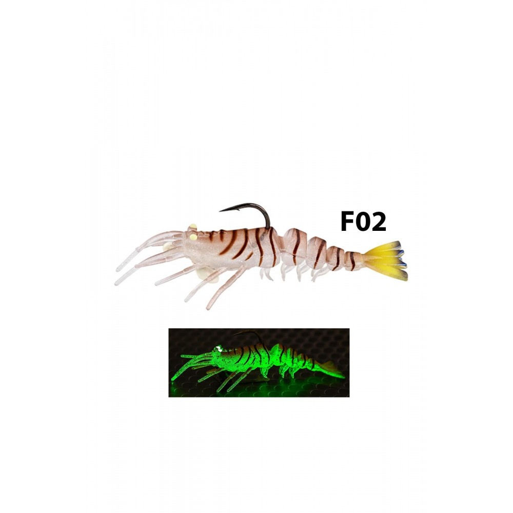 Fujin Shrimper 75Mm 4Gr #F02 Tiger Fujin Shrimper 75Mm 4Gr #F02 Tiger