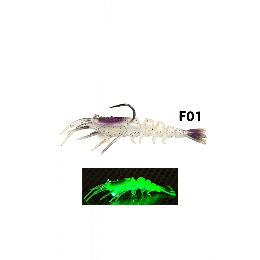 Fujin Shrimper 75Mm 4Gr #F01 Jelly Fujin Shrimper 75Mm 4Gr #F01 Jelly