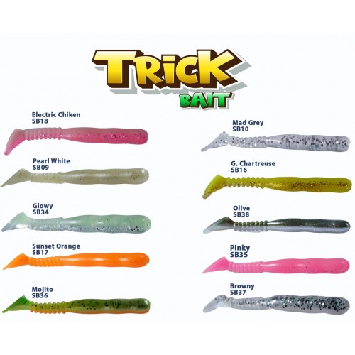Fujin Trick Bait 9Cm Silikon Balik Pearl White  Fujin Trick Bait 9Cm Silikon Balik Pearl White