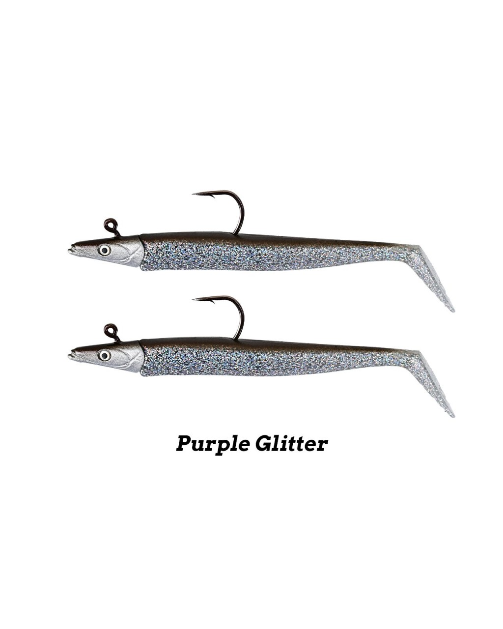 Fujin Zand Eel 11Cm 7-14G Double Combo Purple Glit	