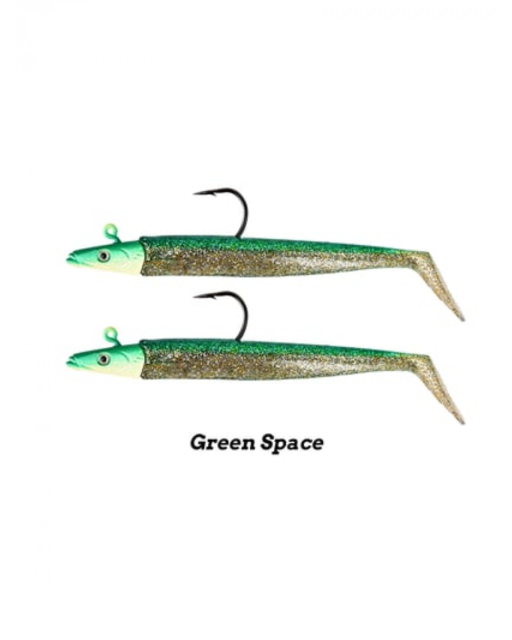 Fujin Zand Eel 11Cm 7-14G Double Combo Green Space	