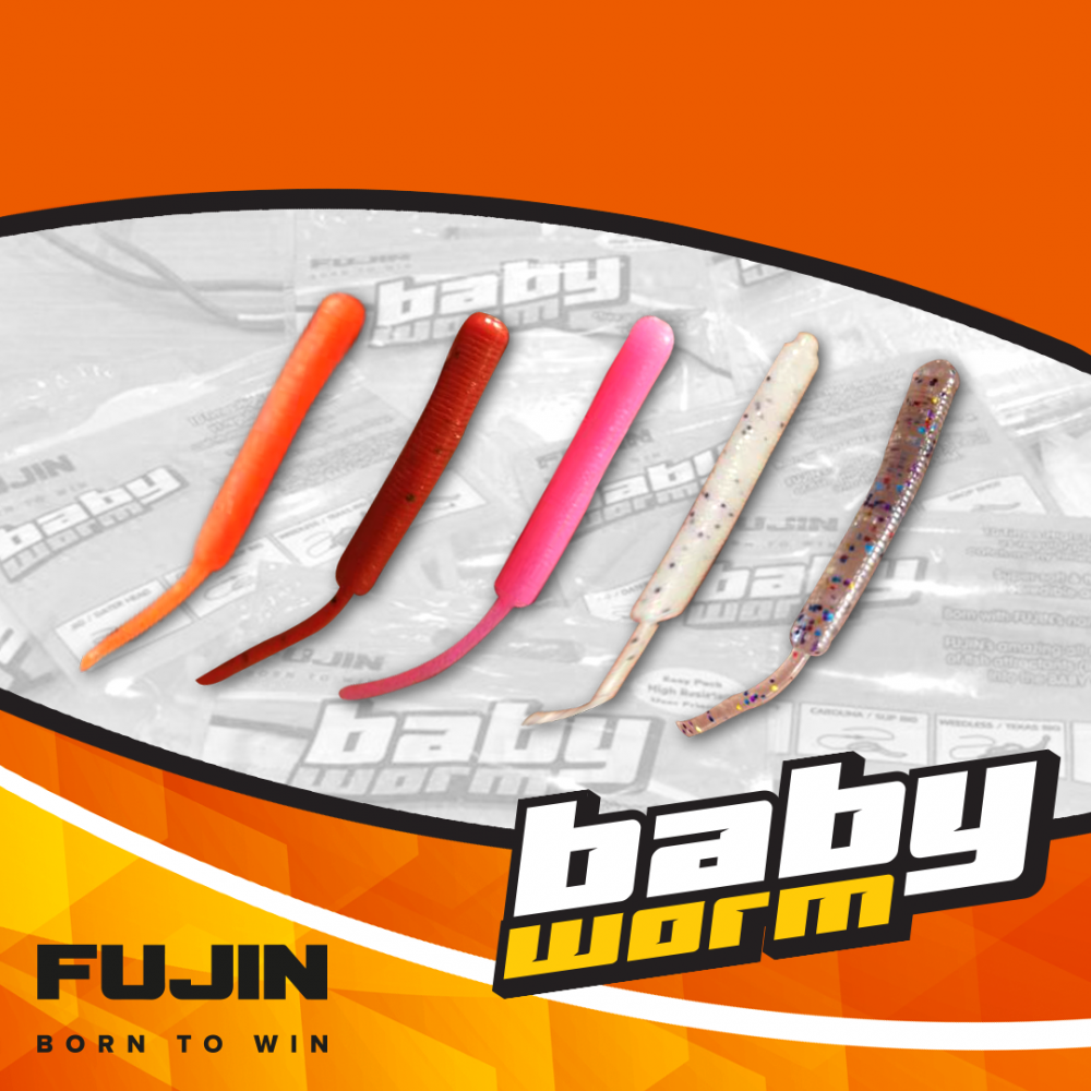 Fujin Baby Worm Fjbw01 5,2Cm Floating Orange