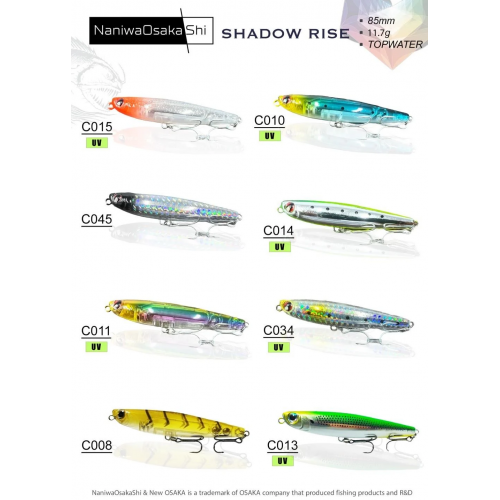 NANIWAOSAKASHI SHADOW RISE 75MM 7.8G C045  NANIWAOSAKASHI SHADOW RISE 75MM 7.8G C045