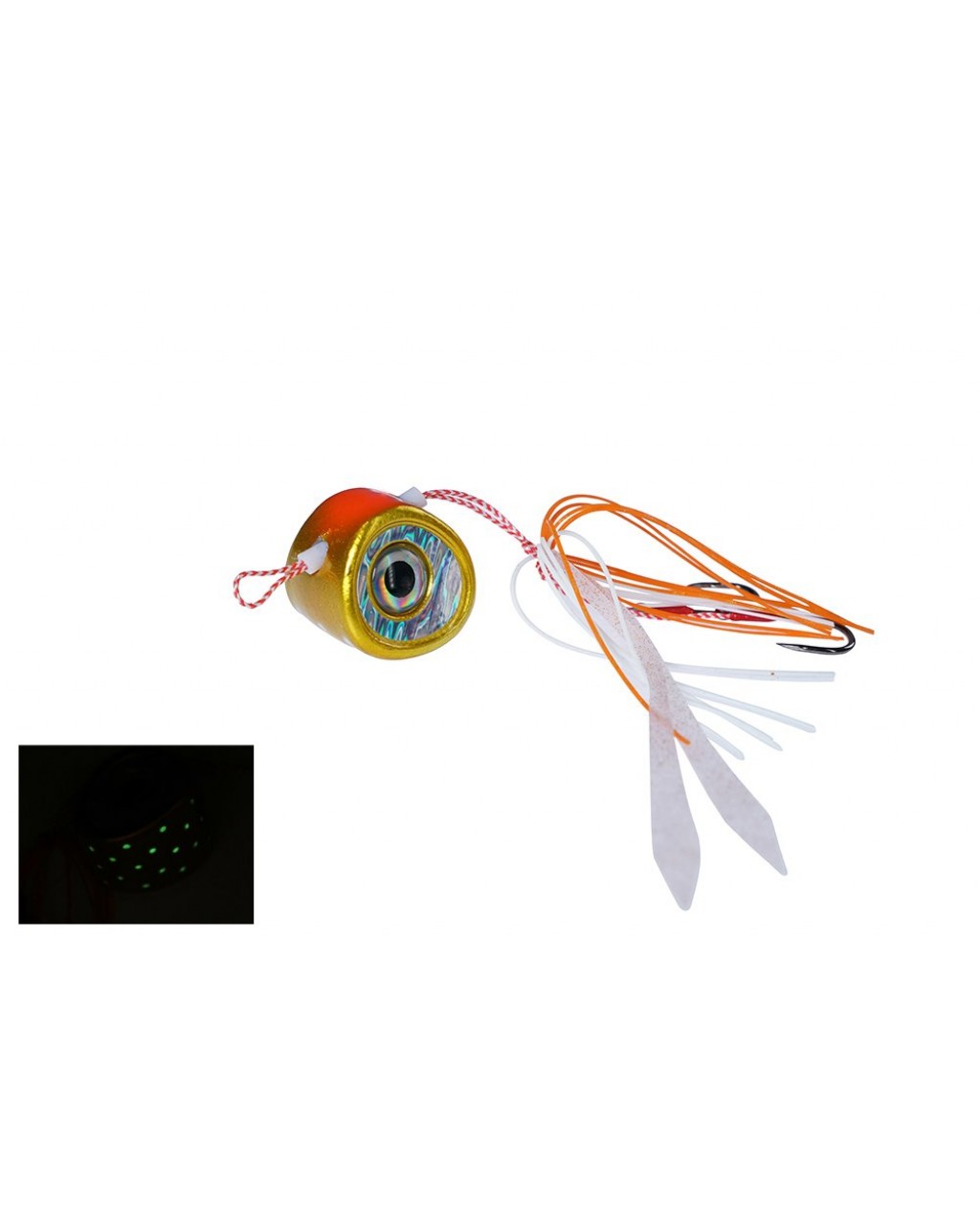 Fujin Salty Rubber 100Gr #10 Orange Glow 3D SR-021