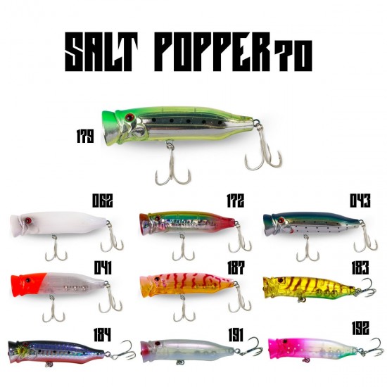 Fujin Salt Popper 70Mm 9.5Gr Su Üstü Maket Balik 179 UV Green Sardine Fujin Salt Popper 70Mm 9.5Gr Su Üstü Maket Balik 179 UV Green Sardine