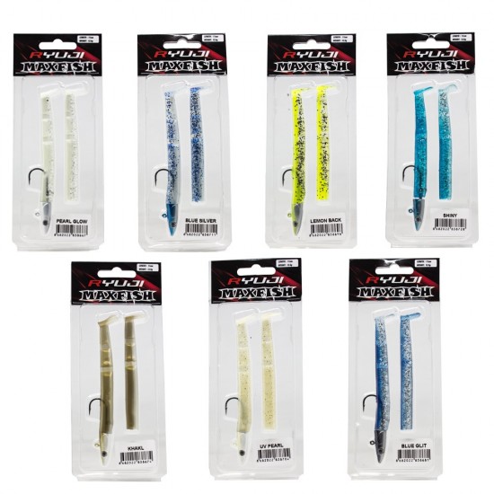 Ryuji Max Fish 110Mm 12,5Gr 2+1 Silikon Yem BLACK GOLD