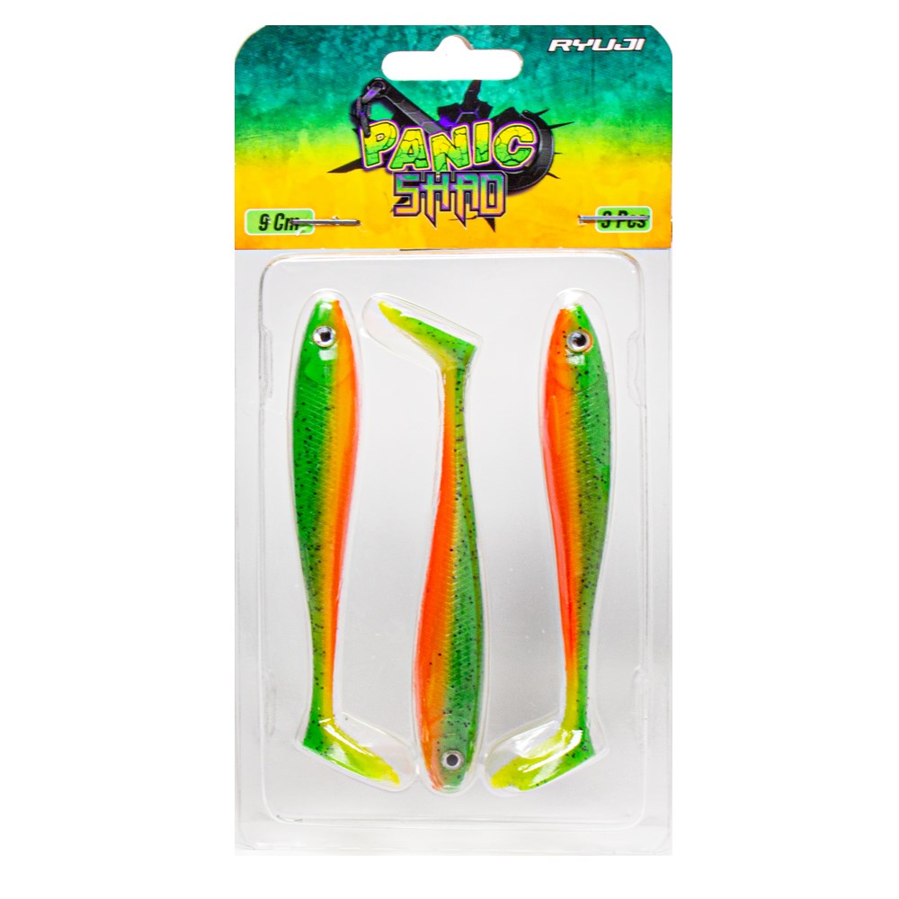 Ryuji Panic Shad 9Cm 5.5Gr Silikon Yem PEARL WHİTE GLOW