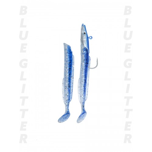 Fujin Salt Eel #Blue Glitter Slt1012 10Cm 12Gr  Fujin Salt Eel #Blue Glitter Slt1012 10Cm 12Gr