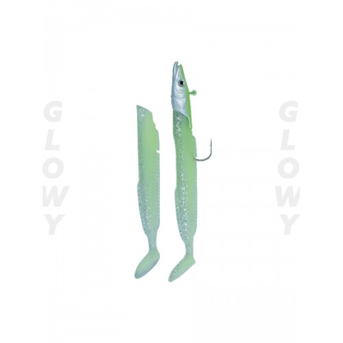 Fujin Salt Eel #034 Glow Eel Slt1012 10Cm 12Gr  Fujin Salt Eel #034 Glow Eel Slt1012 10Cm 12Gr