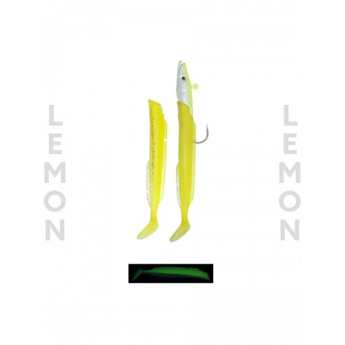 Fujin Salt Eel #030 Lemon Slt1012 10Cm 12Gr  Fujin Salt Eel #030 Lemon Slt1012 10Cm 12Gr