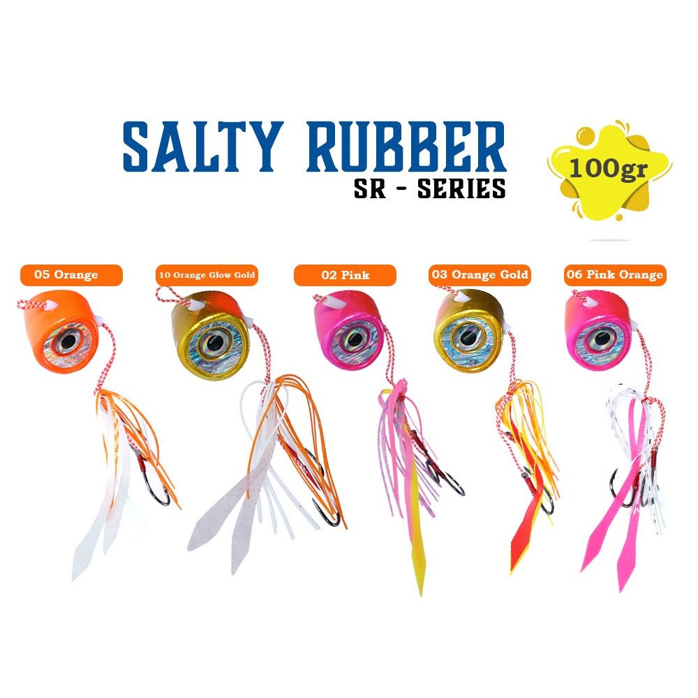 Fujin Salty Rubber 100Gr #02 Pink 3D Eye SR-11