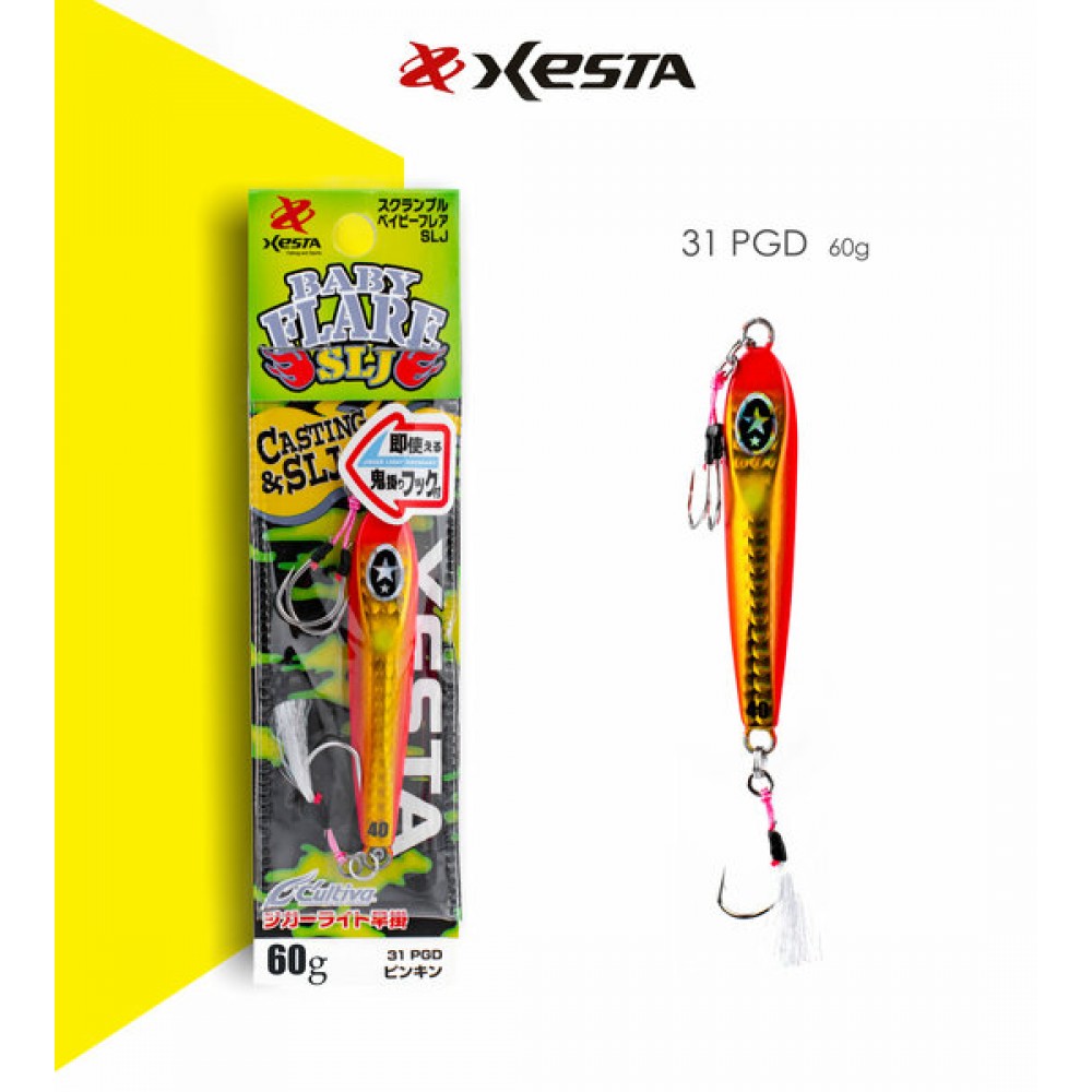 XESTA SCRAMBLE BABY FLARE SLJ 60G JIG PGD