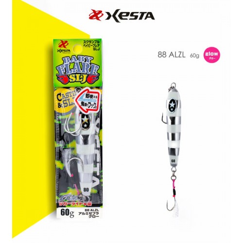 XESTA SCRAMBLE BABY FLARE SLJ 60G JIG ALZL XESTA SCRAMBLE BABY FLARE SLJ 60G JIG ALZL
