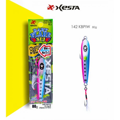 XESTA SCRAMBLE BABY FLARE SLJ 80G JIG KBPIW XESTA SCRAMBLE BABY FLARE SLJ 80G JIG KBPIW